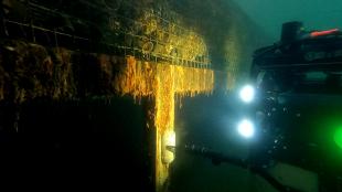 An OrcaHub ROV performing an operation